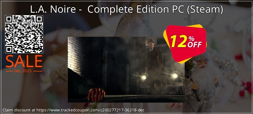 L.A. Noire -  Complete Edition PC - Steam  coupon on Easter Day offering sales
