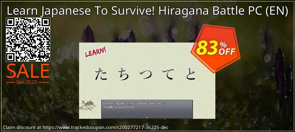 Get 78% OFF Learn Japanese To Survive! Hiragana Battle PC (EN) discount