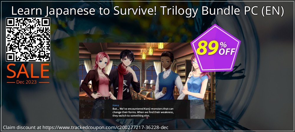 Get 85% OFF Learn Japanese to Survive! Trilogy Bundle PC (EN) offering discount
