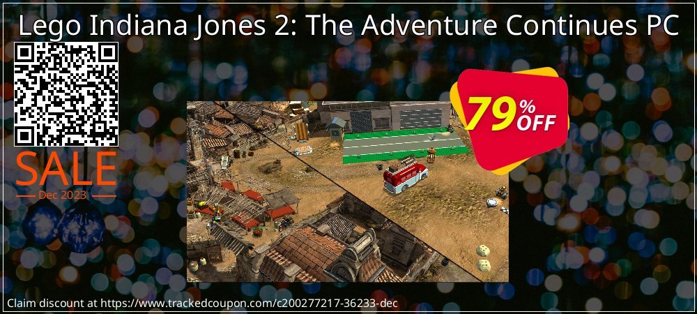 Lego Indiana Jones 2: The Adventure Continues PC coupon on National Pizza Party Day discount