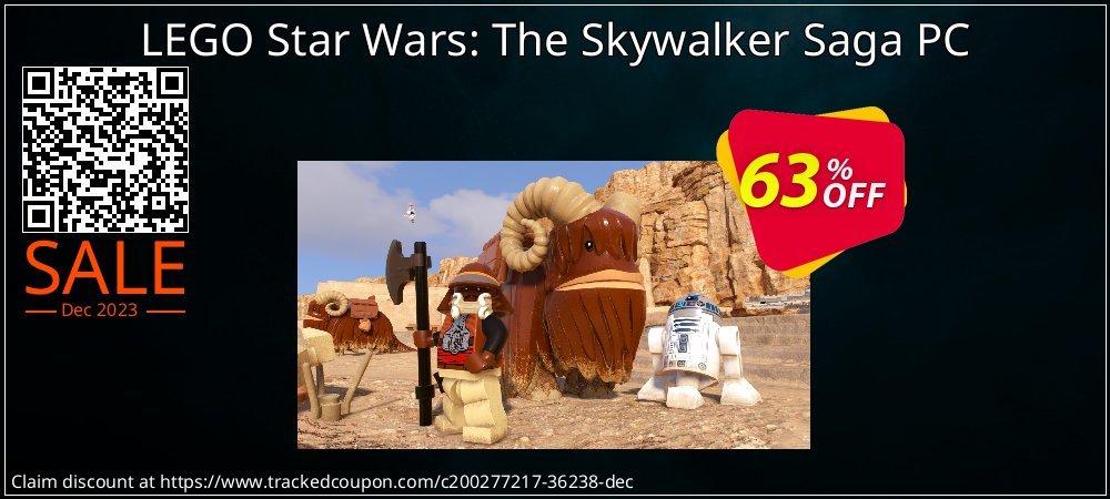 LEGO Star Wars: The Skywalker Saga PC coupon on Constitution Memorial Day promotions