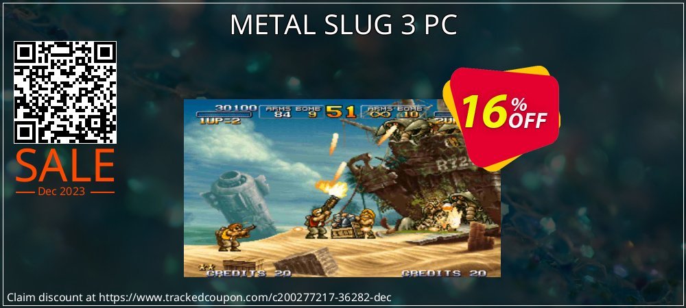 METAL SLUG 3 PC coupon on Working Day discounts