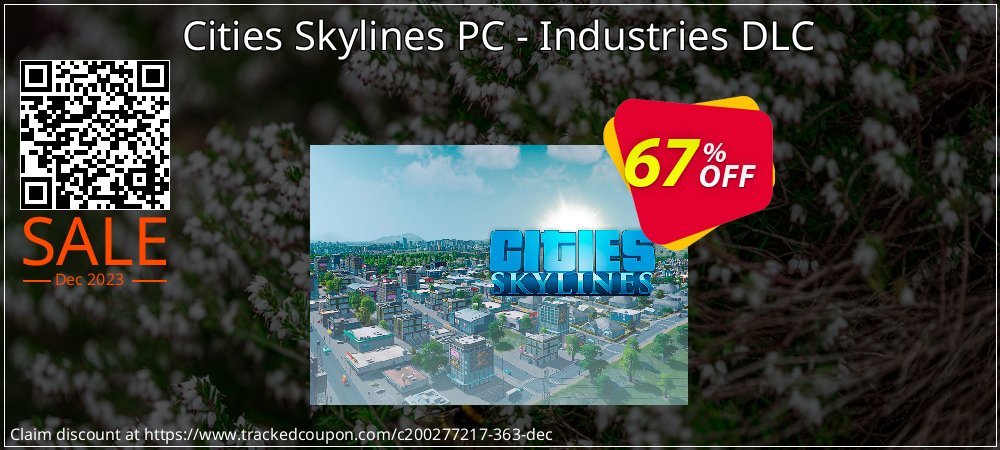 Cities Skylines PC - Industries DLC coupon on Easter Day super sale
