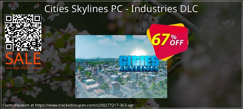 Cities Skylines PC - Industries DLC coupon on Constitution Memorial Day discounts