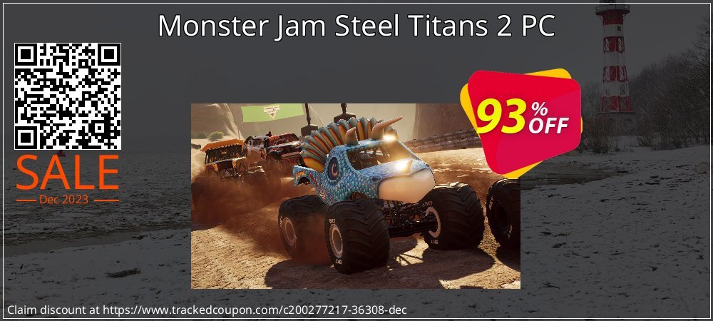Monster Jam Steel Titans 2 PC coupon on National Pizza Party Day super sale