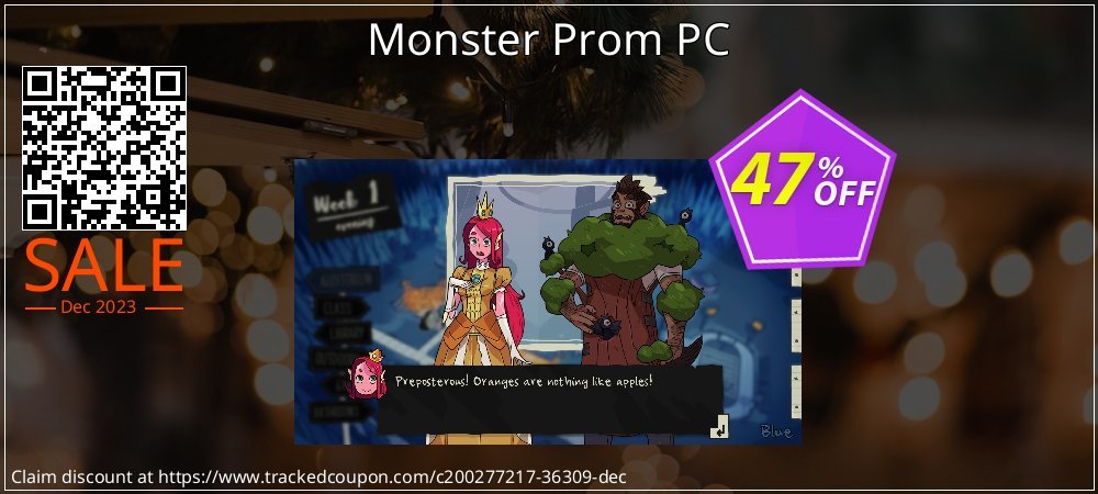 Monster Prom PC coupon on National Smile Day discounts