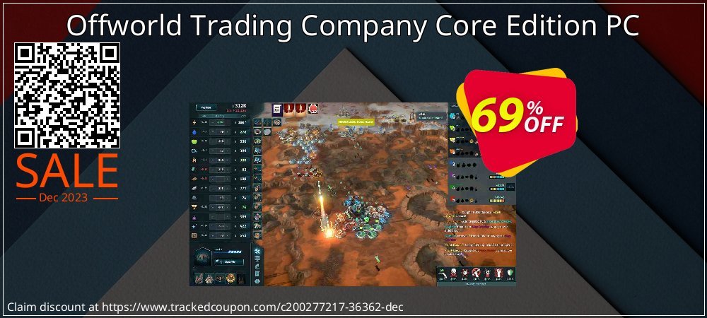 Offworld Trading Company Core Edition PC coupon on Working Day super sale