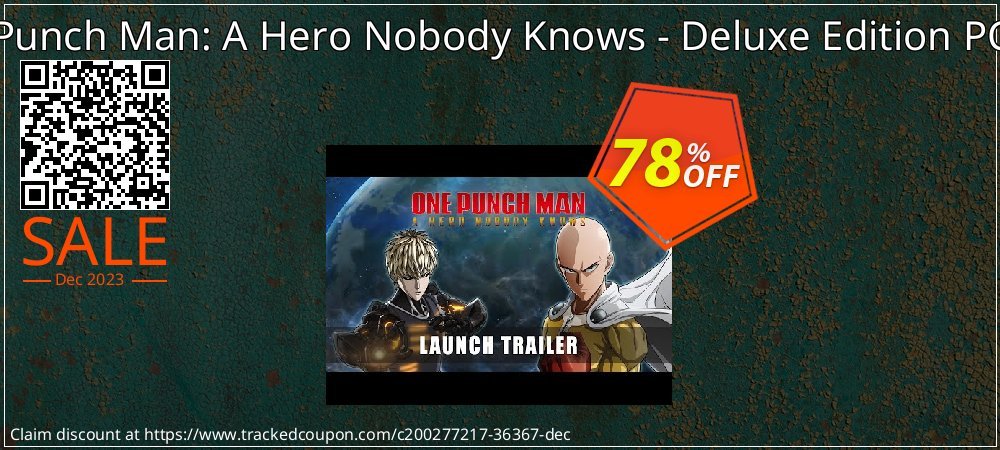 One Punch Man: A Hero Nobody Knows - Deluxe Edition PC - EU  coupon on Working Day offer