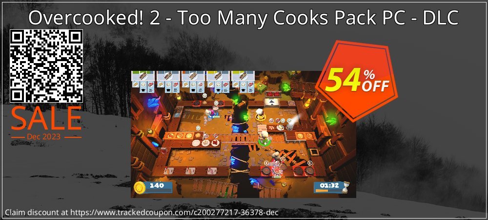Overcooked! 2 - Too Many Cooks Pack PC - DLC coupon on National Pizza Party Day offering discount