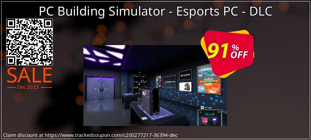 PC Building Simulator - Esports PC - DLC coupon on Tell a Lie Day deals