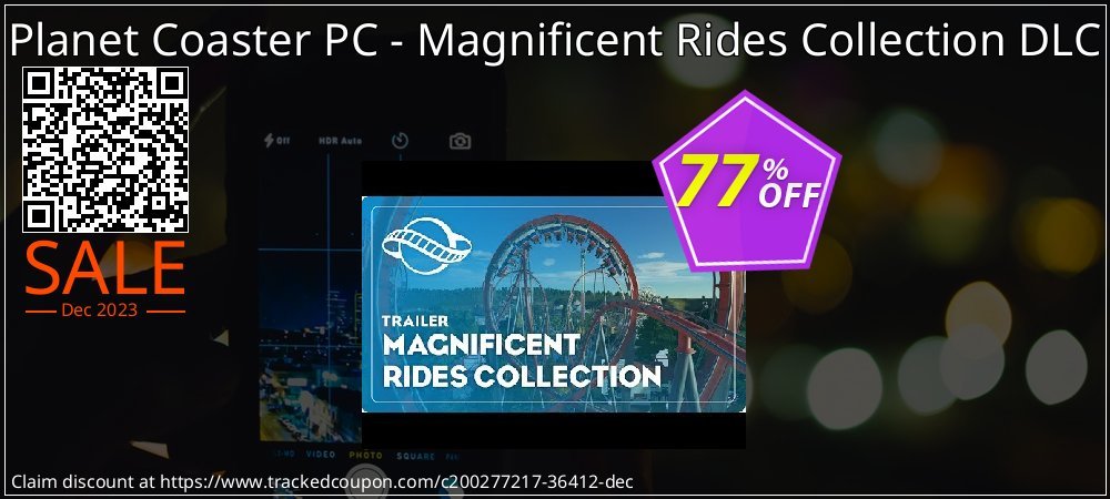 Planet Coaster PC - Magnificent Rides Collection DLC coupon on National Memo Day offer