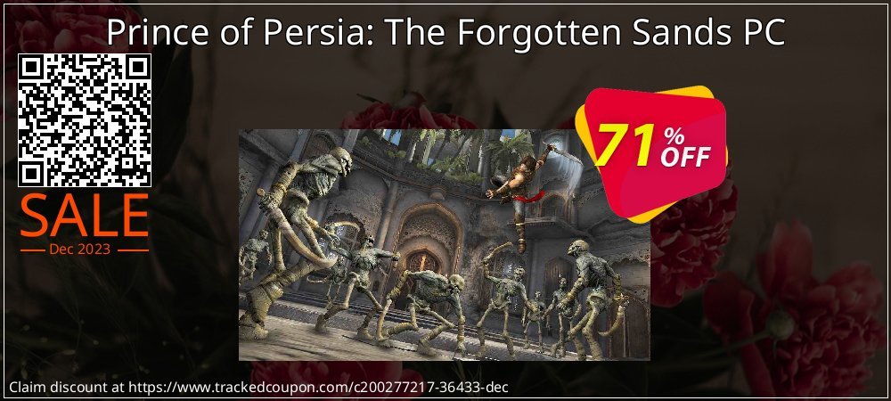 Prince of Persia: The Forgotten Sands PC coupon on National Pizza Party Day offering sales