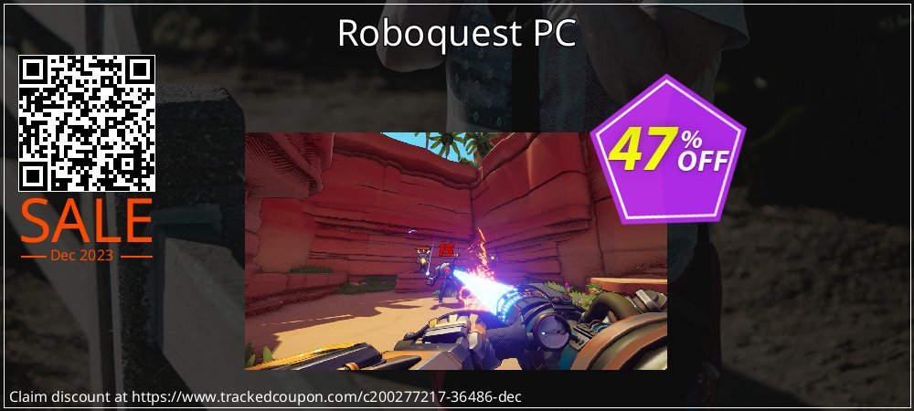 Roboquest PC coupon on World Whisky Day offering discount