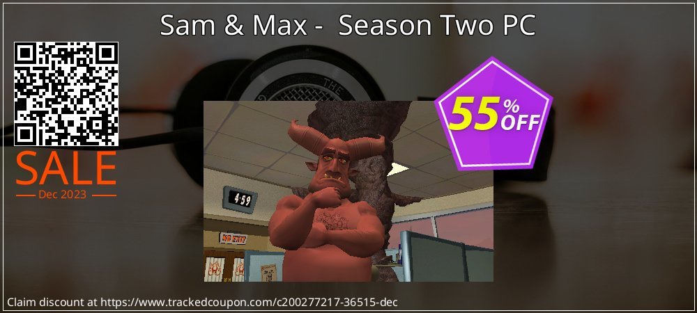 Sam & Max -  Season Two PC coupon on World Backup Day offering discount