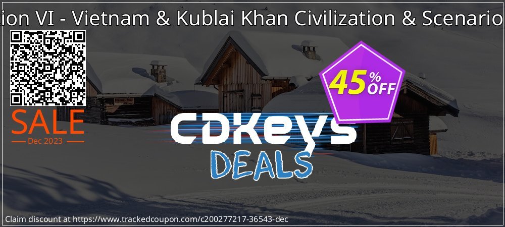 Sid Meier’s Civilization VI - Vietnam & Kublai Khan Civilization & Scenario Pack PC DLC - Epic  coupon on Easter Day super sale