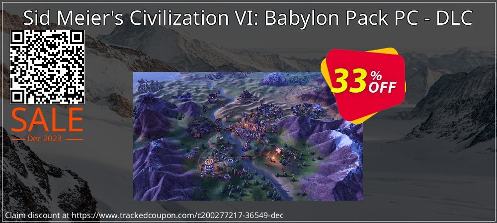 Sid Meier's Civilization VI: Babylon Pack PC - DLC coupon on Tell a Lie Day discount