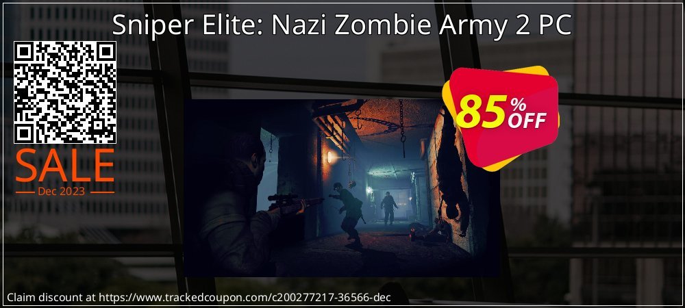 Sniper Elite: Nazi Zombie Army 2 PC coupon on Palm Sunday deals