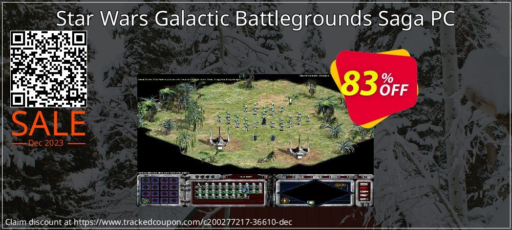 Star Wars Galactic Battlegrounds Saga PC coupon on National Walking Day deals