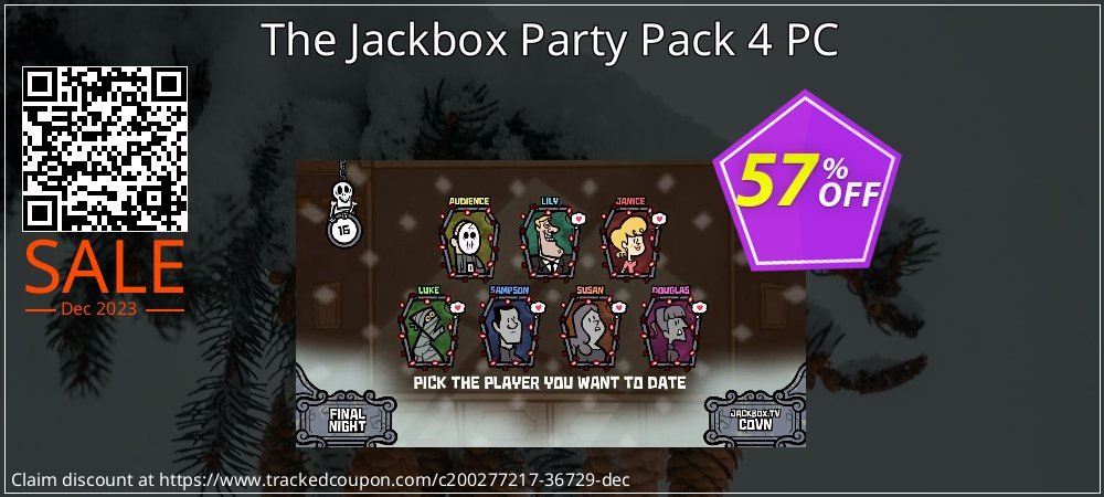 The Jackbox Party Pack 4 PC coupon on World Password Day offering discount
