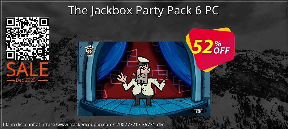 The Jackbox Party Pack 6 PC coupon on World Party Day offering sales