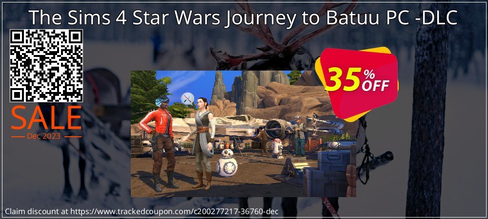 The Sims 4 Star Wars Journey to Batuu PC -DLC coupon on National Walking Day discounts