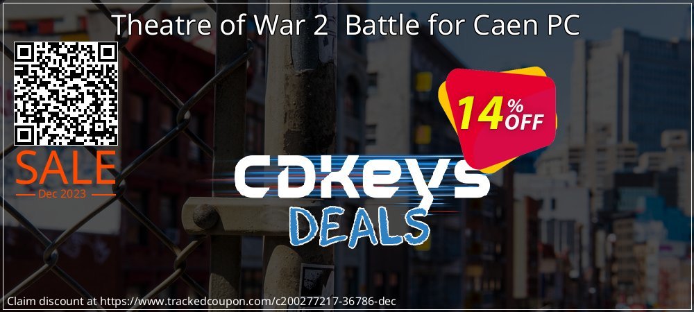 Theatre of War 2  Battle for Caen PC coupon on Palm Sunday offering sales