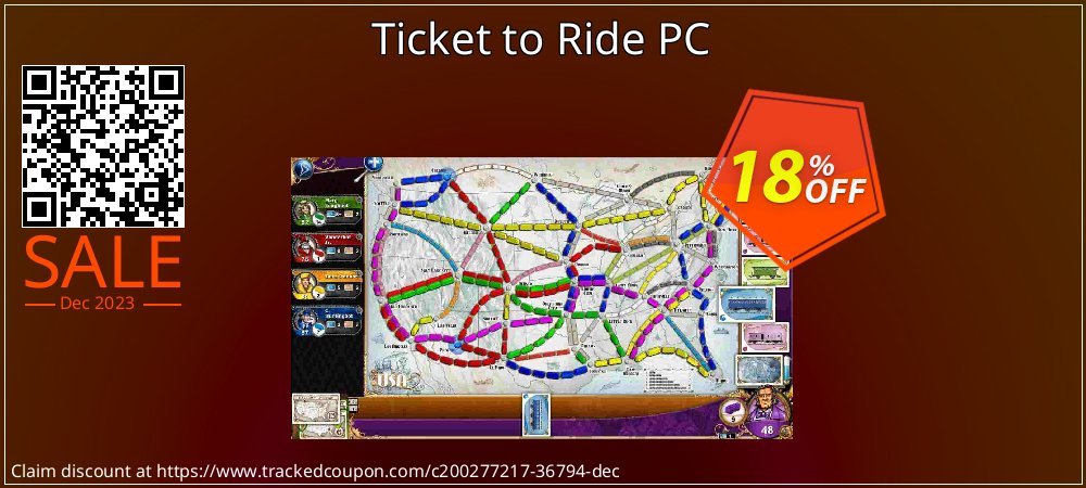 Ticket to Ride PC coupon on National Smile Day super sale