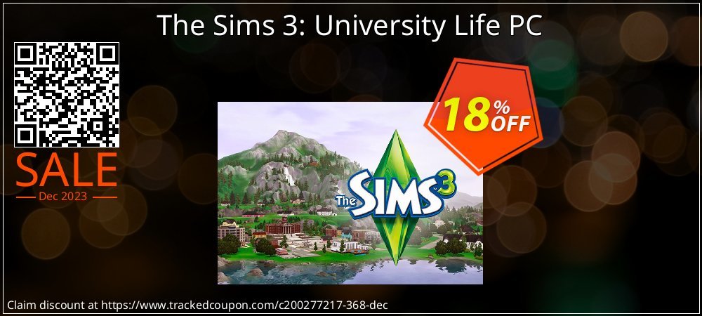The Sims 3: University Life PC coupon on Easter Day offer