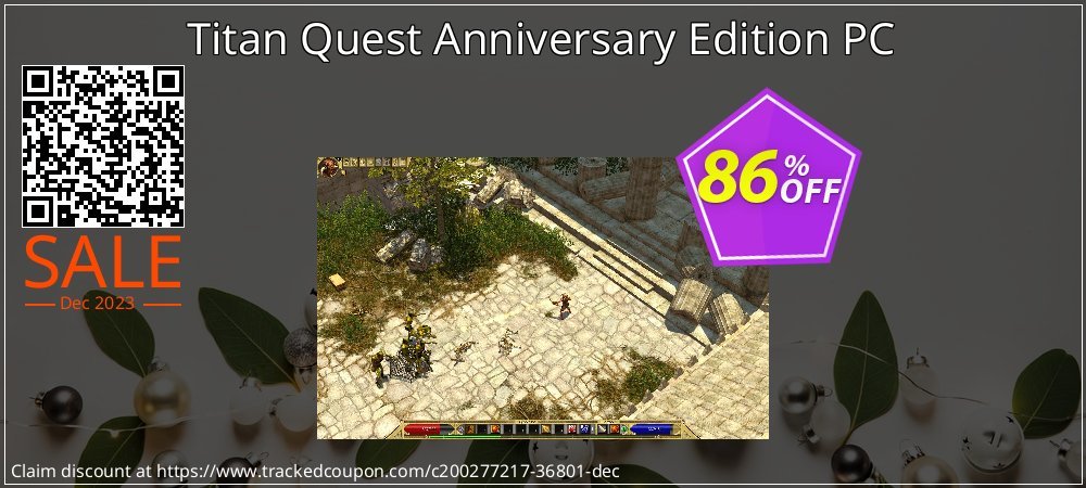 Titan Quest Anniversary Edition PC coupon on World Whisky Day offering discount