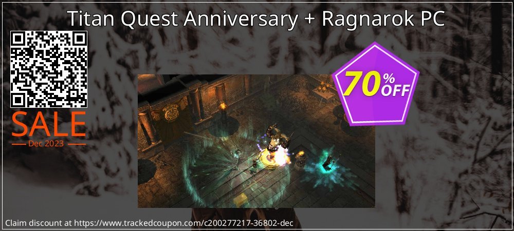 Titan Quest Anniversary + Ragnarok PC coupon on National Memo Day offering sales