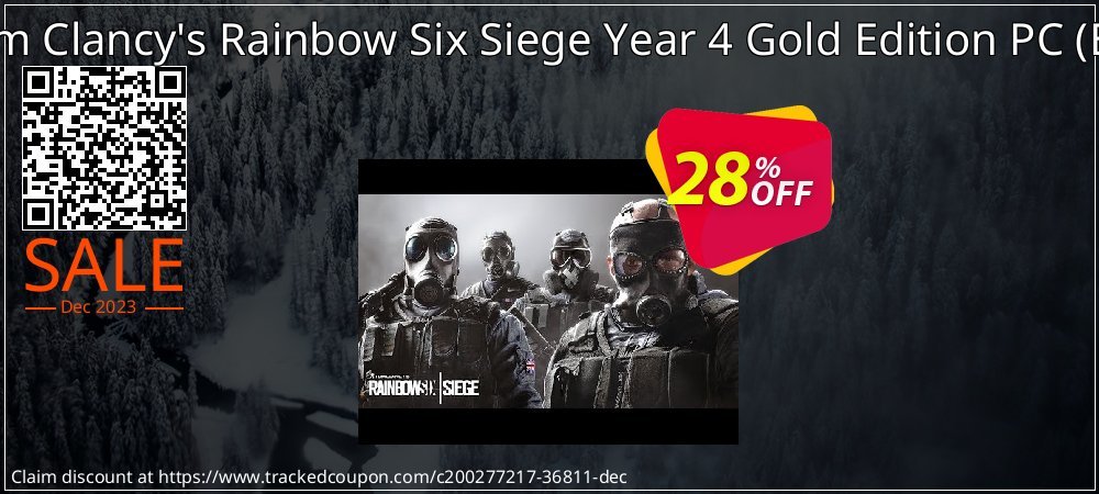 Tom Clancy's Rainbow Six Siege Year 4 Gold Edition PC - EU  coupon on World Party Day offering discount
