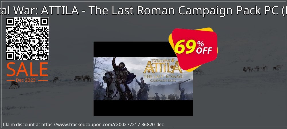 Total War: ATTILA - The Last Roman Campaign Pack PC - EU  coupon on National Walking Day offering discount