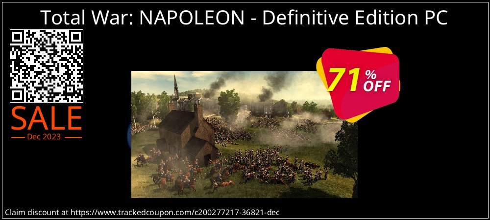 Total War: NAPOLEON - Definitive Edition PC coupon on World Party Day offering sales