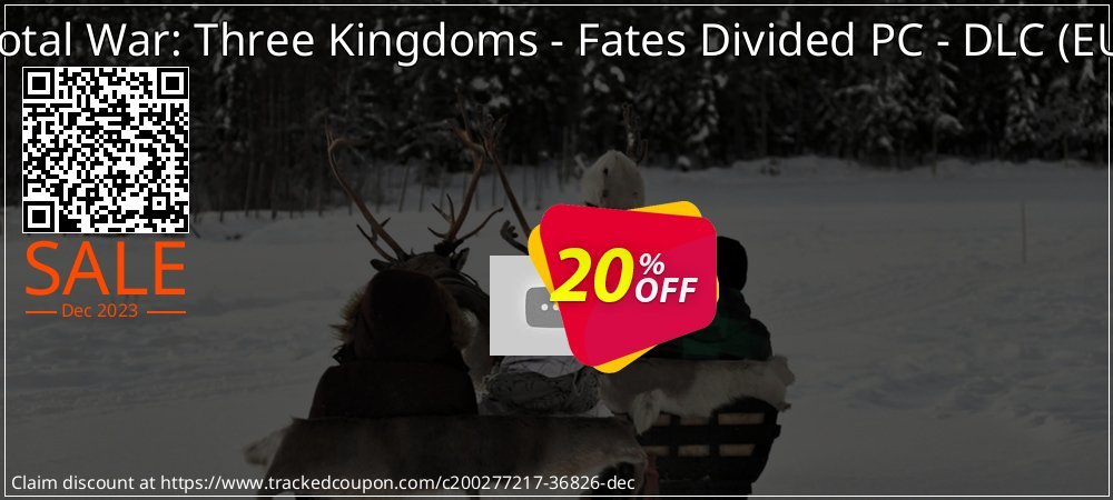 Total War: Three Kingdoms - Fates Divided PC - DLC - EU  coupon on World Party Day deals
