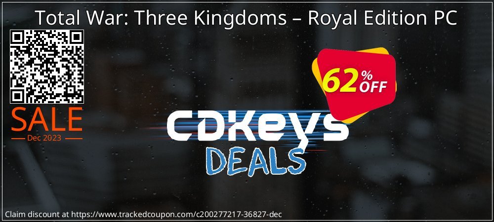 Total War: Three Kingdoms – Royal Edition PC coupon on Working Day discount