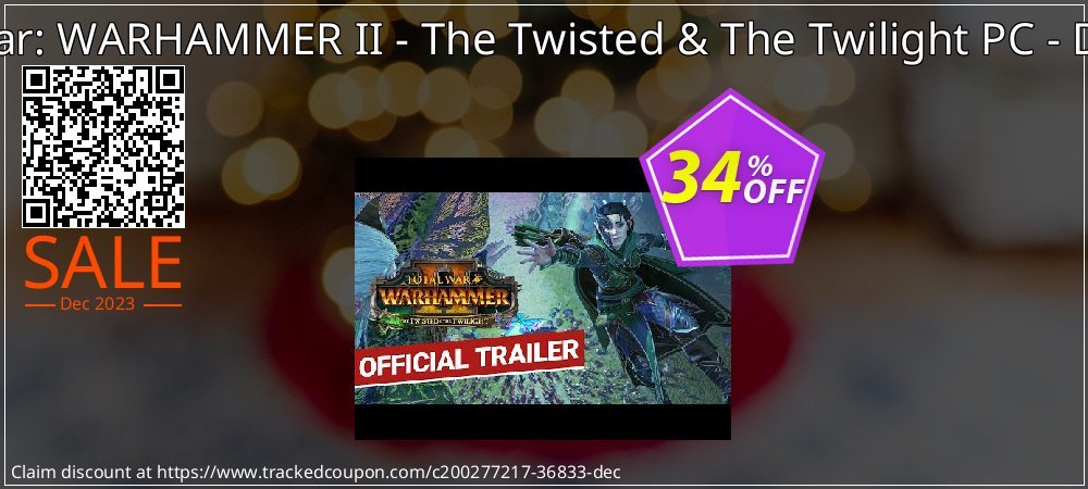 Total War: WARHAMMER II - The Twisted & The Twilight PC - DLC - EU  coupon on Easter Day promotions