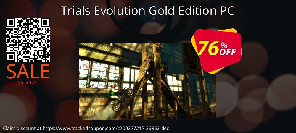 Trials Evolution Gold Edition PC coupon on National Memo Day deals
