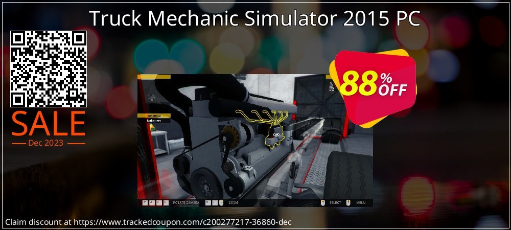 Truck Mechanic Simulator 2015 PC coupon on Mother's Day sales