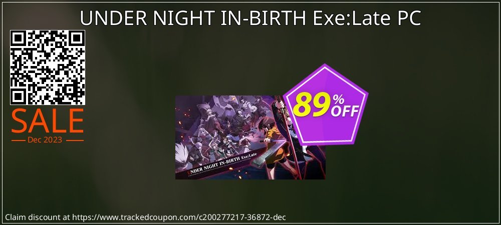 UNDER NIGHT IN-BIRTH Exe:Late PC coupon on April Fools' Day offer