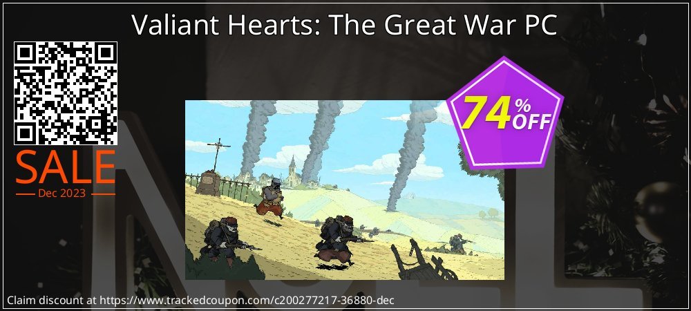 Valiant Hearts: The Great War PC coupon on National Walking Day deals