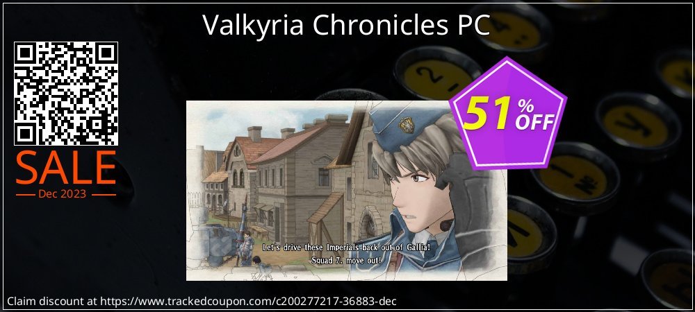 Valkyria Chronicles PC coupon on National Pizza Party Day offering sales