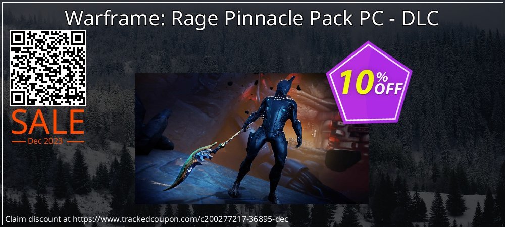 Warframe: Rage Pinnacle Pack PC - DLC coupon on World Backup Day super sale