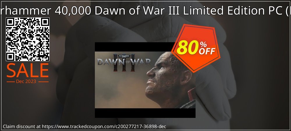 Warhammer 40,000 Dawn of War III Limited Edition PC - EU  coupon on Easter Day deals