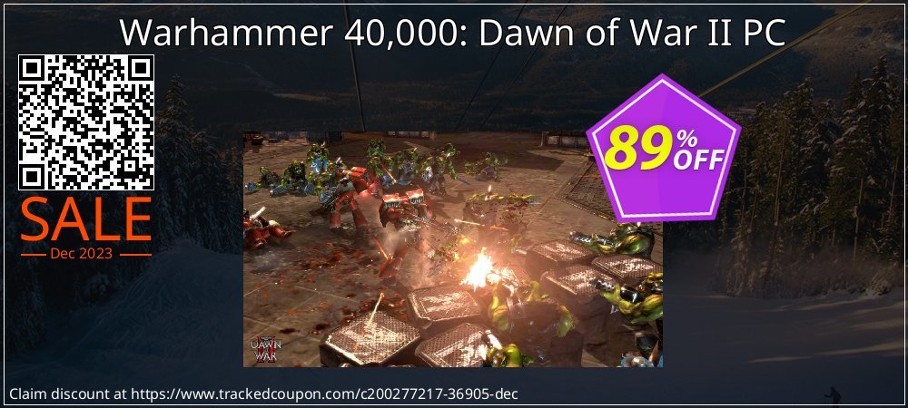 Warhammer 40,000: Dawn of War II PC coupon on National Walking Day promotions