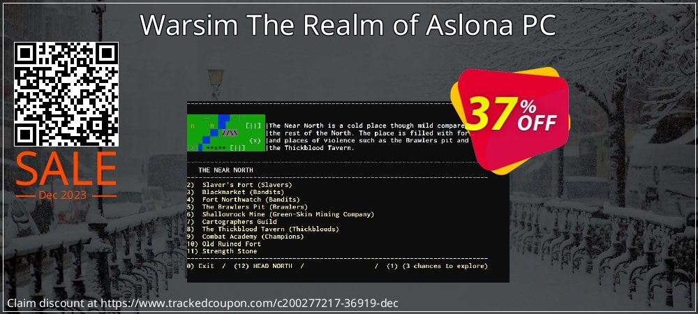 Warsim The Realm of Aslona PC coupon on Tell a Lie Day offering discount