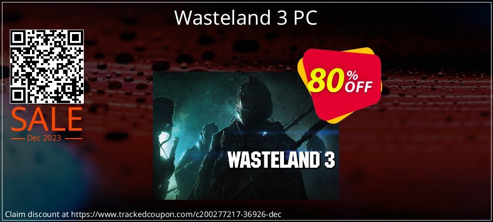 Wasteland 3 PC coupon on National Loyalty Day discount