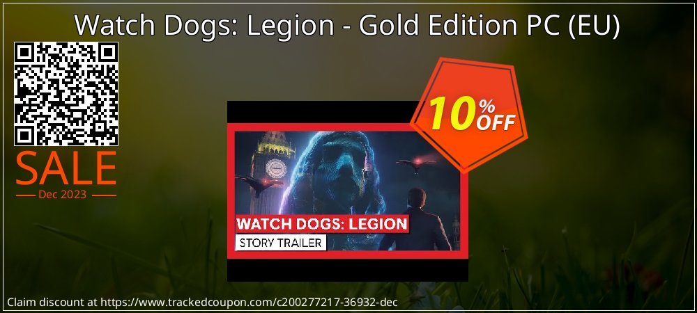 Watch Dogs: Legion - Gold Edition PC - EU  coupon on April Fools' Day promotions