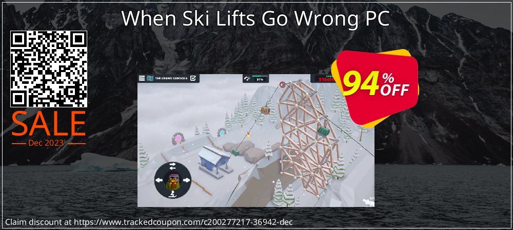 When Ski Lifts Go Wrong PC coupon on April Fools' Day sales
