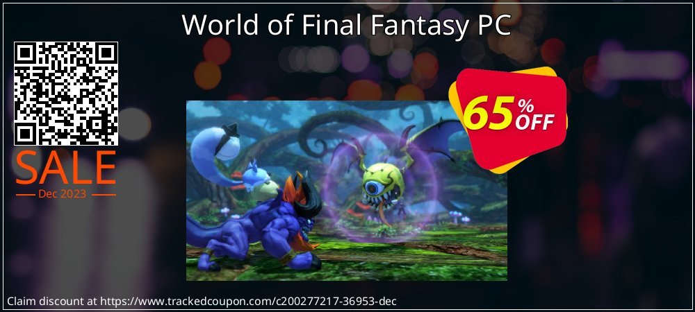World of Final Fantasy PC coupon on Easter Day offer