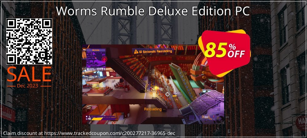 Worms Rumble Deluxe Edition PC coupon on National Walking Day offering sales